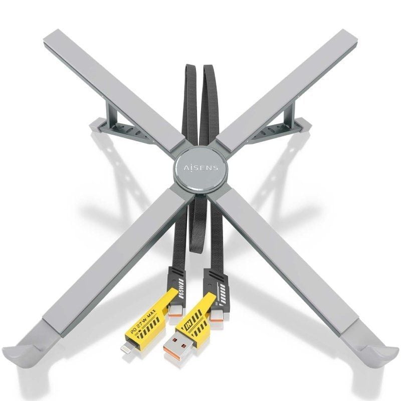 Soporte de mesa - docking usb tipo-c aisens asuc-4p021-gr/ 2xusb/ 1xusb tipo-c/ 1xusb tipo-c pd/ gris - Imagen 7