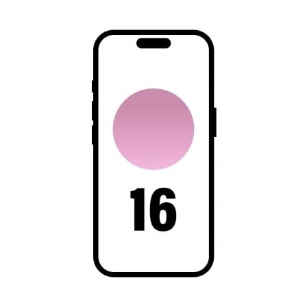 Smartphone apple iphone 16 128gb/ 6.1"/ 5g/ rosa