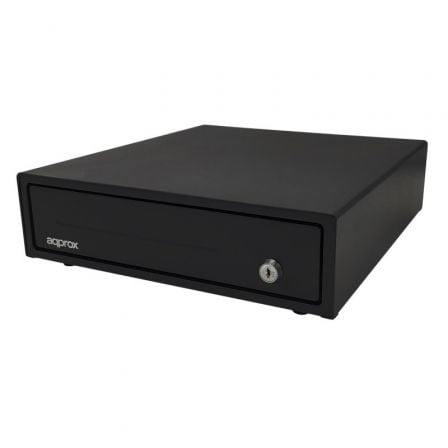 Cajón portamonedas approx appcash33/ manual y automático/ negro - Imagen 2