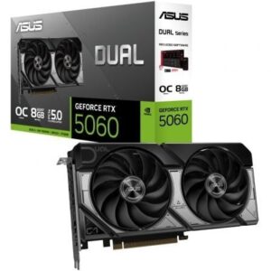 Tarjeta gráfica asus dual geforce rtx 5060 oc/ 8gb gddr7