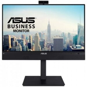 Monitor profesional asus be24ecsnk 23.8"/ full hd/ webcam/ multimedia/ regulable en altura/ negro