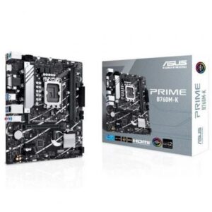 Placa base asus prime b760m-k socket 1700/ ddr5/ pcie 4.0/ micro atx