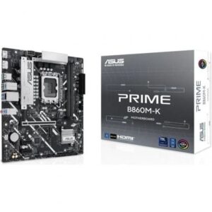 Placa base asus prime b860m-k socket 1851/ ddr5/ pcie 5.0/ micro atx
