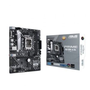 Placa base asus prime h610m-a d4-csm/ socket 1700/ ddr4/ pcie 4.0/ micro atx