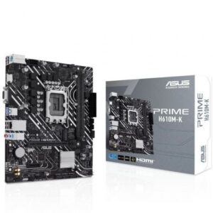 Placa base asus prime h610m-k socket 1700/ ddr5/ pcie 4.0/ micro atx