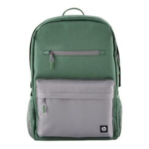 Mochila hp 7j595aa campus para portátiles hasta 15.6"/ verde y gris